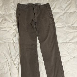 Gap 30x34 Slim Mens khakis pants. Gray/brown (banana republic)